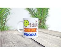 La Huella Taza personalizada Brillas con luz propia. Para todas aquellas personas muy especiales que alumbran nuestras vidas.