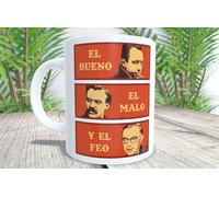 La Huella Taza personalizada El bueno, el malo y el feo. Para todos los amantes del buen cine y la mejor filosofía, de la mano de Camus, Nietzsche y Sartre.