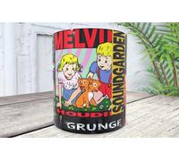 La Huella Taza personalizada Grunge, portadas míticas. Para todos los amantes del gran movimiento musical alternativo surgido en Seattle.