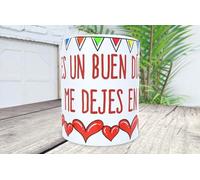 La Huella Taza personalizada Hoy es un buen día para que me dejes en paz. Para darle a alguien cuando necesitas estar solo, concentrado y siempre hay alguien dando la tabarra.