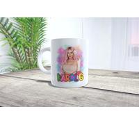 La Huella Taza personalizada KG. Para fans de la música urbana. Fans de La Bichota. Colombiana. Artista de Reggaetón.