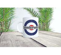 La Huella Taza personalizada Lambretta. Ideal para todos los fans de las motos y la cultura mod.