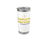 La humildad de San Paisios es el imán de la gracia. Vaso térmico de acero inoxidable de doble pared