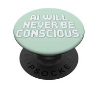 La IA Nunca será Consciente. PopSockets PopGrip Adhesivo