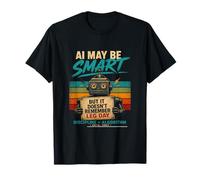 La IA Puede ser Inteligente, Pero no Recuerda el día de la Pierna Camiseta