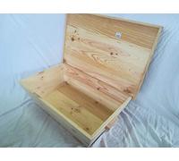 LA IBERICA Masera artesa de Madera con Tapa. 80 cm x 50 cm x 25 cm. Estilo Rústico. Caja para amasar pan