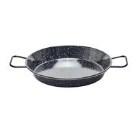La Ideal acero esmaltado paellera, Negro, 20 cm, 1 unidad