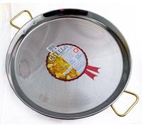 La Ideal - Paellera Valenciana Acero Inoxidable - Tamaño : 80 Cm
