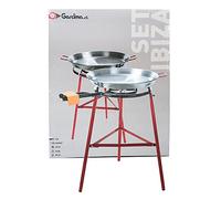 La Ideal - Paellero + Paellera + Juego 3 Patas Reforzado - Tamaño: 70 Cm