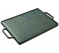 La Ideal - Plancha rectangular de hierro fundido (35 x 50 cm), color negro