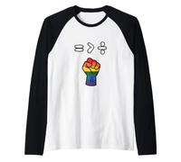 La Igualdad Es Más Importante Que La División Camiseta Manga Raglan