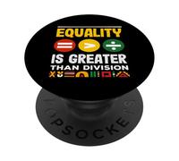 La Igualdad es Mayor Que el Mes de la Historia Negra de la división PopSockets PopGrip Adhesivo