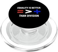 La Igualdad es Mayor Que la división Antiracismo Matemáticas Humor Feria PopSockets PopGrip para MagSafe