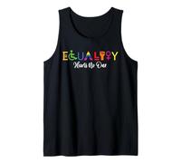 La Igualdad no perjudica a Nadie LGBT Arco Iris Mes del Camiseta sin Mangas