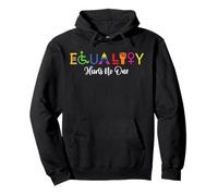 La Igualdad no perjudica a Nadie LGBT Arco Iris Mes del Sudadera con Capucha