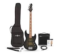 LA II Select Bajo con amplificador de 15W de Gear4music Moss Burst