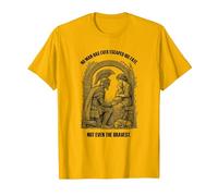 La Ilíada - Mitología Griega de Homero - Hektor Camiseta, Hombre, Dorado Brillante, XXL