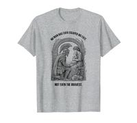 La Ilíada - Mitología Griega de Homero - Hektor Camiseta, Hombre, Gris Jaspeado, XXL