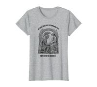 La Ilíada - Mitología Griega de Homero - Hektor Camiseta, Mujer, Gris Jaspeado, XS