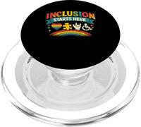 La inclusión Comienza aquí Educación Especial Maestro inclusivo PopSockets PopGrip para MagSafe