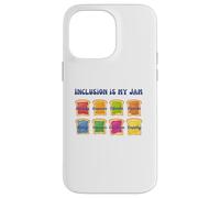 La inclusión es mi Abogado de Mermelada y Tostadas Diversidad Educar Carcasa para iPhone 14 Pro MAX