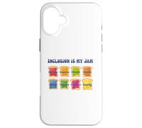 La inclusión es mi Abogado de Mermelada y Tostadas Diversidad Educar Carcasa para iPhone 16 Plus