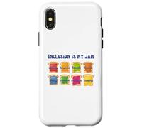 La inclusión es mi Abogado de Mermelada y Tostadas Diversidad Educar Carcasa para iPhone X/XS