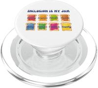 La inclusión es mi Abogado de Mermelada y Tostadas Diversidad Educar PopSockets PopGrip para MagSafe