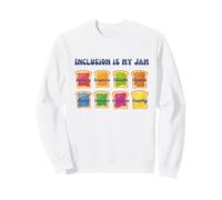 La inclusión es mi Abogado de Mermelada y Tostadas Diversidad Educar Sudadera