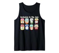 La inclusión es mi atasco Conciencia sobre el autismo Neurodiversidad Camiseta sin Mangas