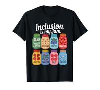 La inclusión es mi jam Empatía Inspiradora Respeto Hombres Mujeres Camiseta