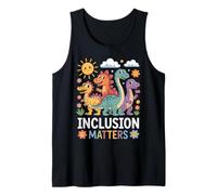 La inclusión importa Educación especial Esperanza Diversidad Maestra Camiseta sin Mangas