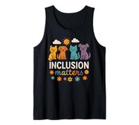 La inclusión importa Educación especial Esperanza Diversidad Maestra Camiseta sin Mangas