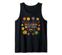 La inclusión importa Educación especial Esperanza Diversidad Maestra Camiseta sin Mangas