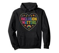 La inclusión importa Educación especial Esperanza Diversidad Maestra Sudadera con Capucha