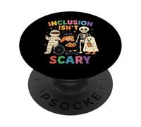 La inclusión no es aterradora Linda bondad de Halloween PopSockets PopGrip Adhesivo