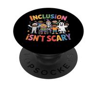 La inclusión no es aterradora Linda bondad de Halloween PopSockets PopGrip Adhesivo