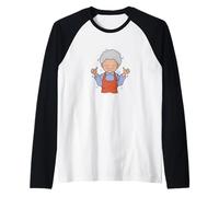 La Influencia Positiva de la Abuela Camiseta Manga Raglan