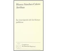 La inscripción de los bienes públicos