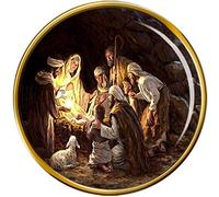 La insignia cristiana del Pin de la Natividad