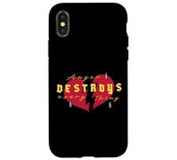La ira lo destruye Todo Carcasa para iPhone X/XS