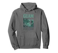 La isla de Guam es fuerte y siempre creciente desde 1898 Sudadera con Capucha