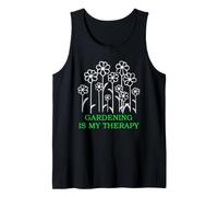 La jardinería es mi Terapia Jardinero Flores de jardín Camiseta sin Mangas