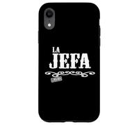 La Jefa The Boss in Spanish Funny Mexican Quote Mexican Boss Carcasa para iPhone XR