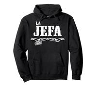 La Jefa The Boss in Spanish Funny Mexican Quote Mexican Boss Sudadera con Capucha