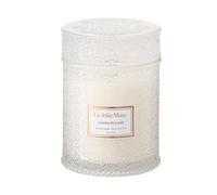 LA Jolie Muse - Vela de jazmín, vela del día de la madre para mamá, vela perfumada de madera malvada, regalos para mujeres y hombres, vela en tarro grande para el hogar, 90 horas de combustión, Jasmin