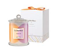 La Jolíe Muse Velas Aromáticas de Tarta de Vainilla, Regalo Día de la Madre de la Hija, Velas Decorativa Regalos para Mujeres, Velas de Lujo Tarro con Cera Soja Natural, 70 Horas de Larga Quema, 280g