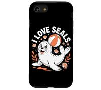 La juguetona pelota de playa de I Love Seals Carcasa para iPhone SE (2020) / 7 / 8