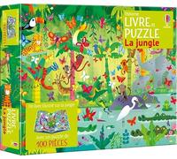 La jungle: Avec 1 puzzle de 100 pièces et 1 livre cherche et trouve