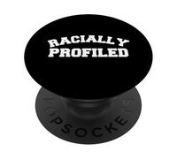 La justicia social de perfil racial Detener la discriminación por racismo PopSockets PopGrip Adhesivo